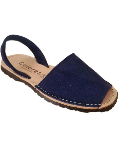 Woman and Man and girl and boy Sandals COLORES SANDALIAS 201SERRAJE  AZUL