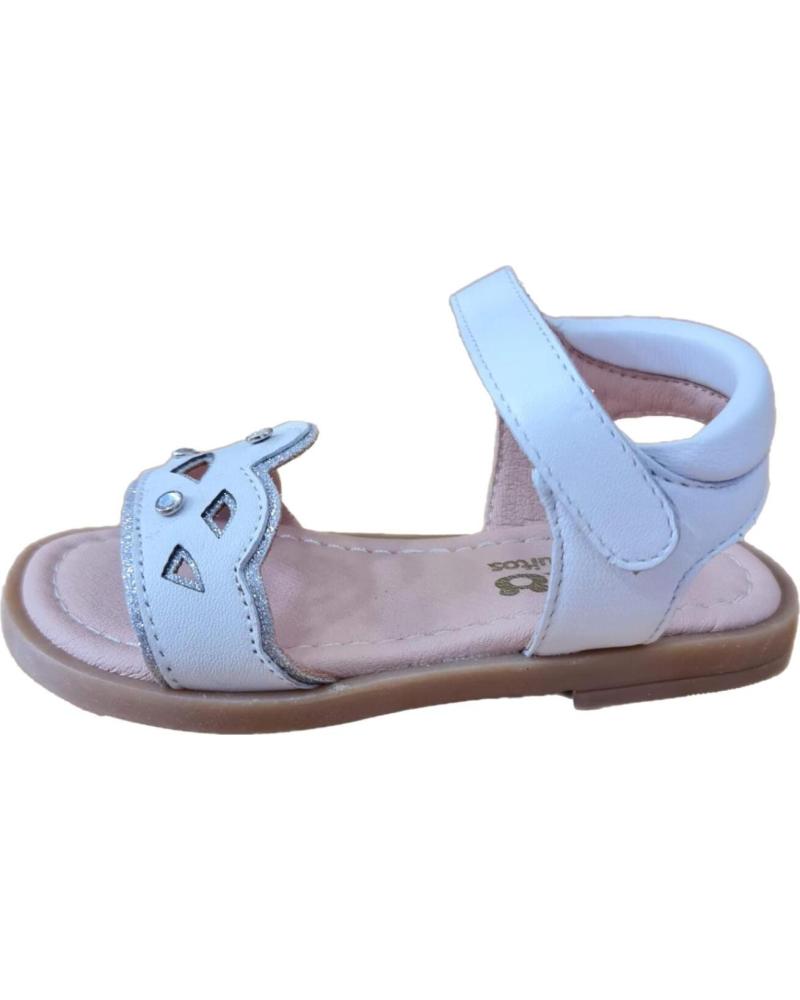 girl Sandals CONGUITOS LVS 15111 SANDALIA NAPA BLANCO