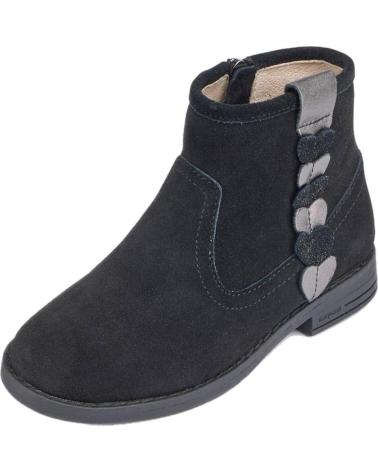 Botas de Niña MAYORAL BOTAS 44303 BOTIN PIEL ECOFRIENDS NINA NEGRO