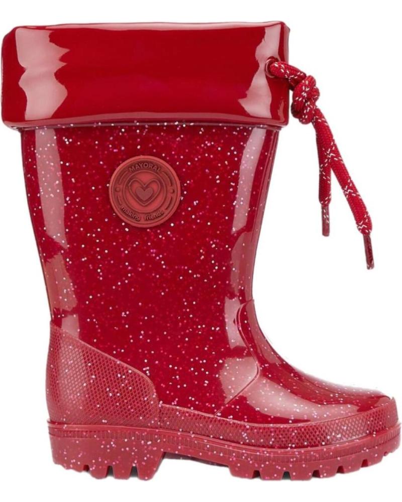 Stivali da pioggia MAYORAL  per Bambina BOTAS DE AGUA 44332 BOTA DE AGUA  ROJO