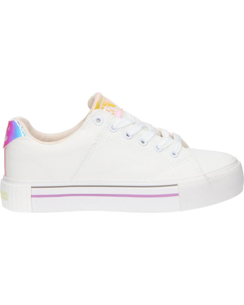 Woman and girl Trainers KAPPA 36158ZW TUDY WO  A1W - WHITE-YELLOW LT