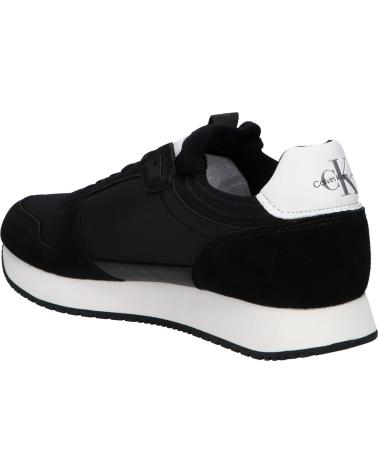 Zapatillas deporte pour Homme CALVIN KLEIN YM0YM00553 SOCK LACEUP 0GQ BLACK-BRIGHT WHITE