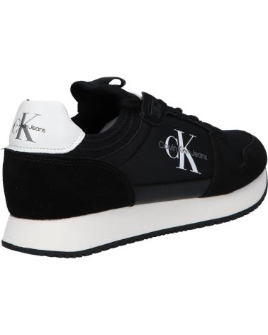 Zapatillas deporte pour Homme CALVIN KLEIN YM0YM00553 SOCK LACEUP 0GQ BLACK-BRIGHT WHITE