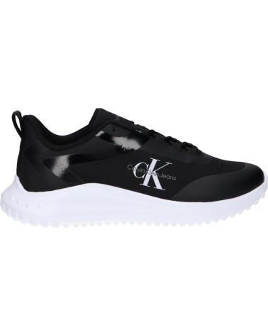 Sapatos Desportivos CALVIN KLEIN  de Homem YM0YM00968 EVA RUNNER LOW LACE  0GM BLACK-BRIGHT WHITE