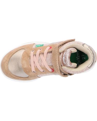 Zapatillas deporte de Niña KICKERS 664563-10 BILBON 111 BEIGE