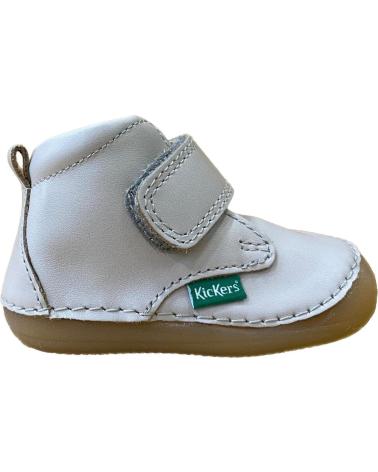 Sapatos KICKERS  de Menino SABIO 584348-10  GRIS