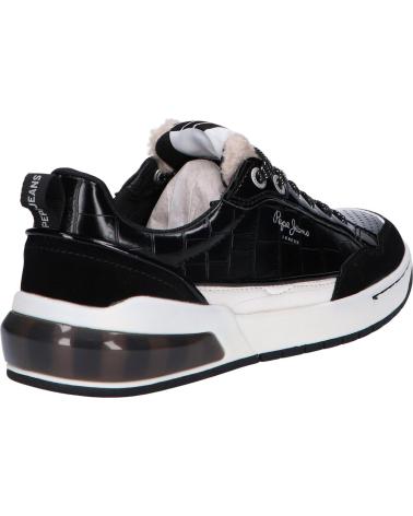 Scarpe sport per Donna PEPE JEANS PLS31248 MARBLE CROCO 999 BLACK