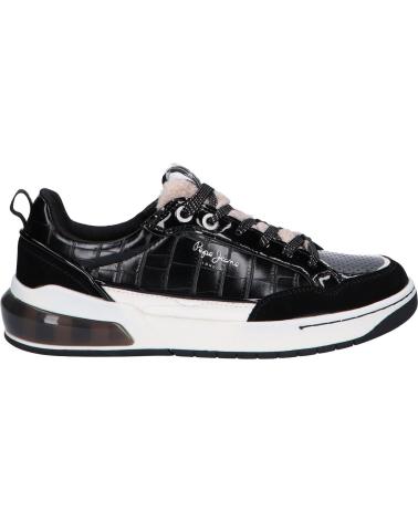 Scarpe sport per Donna PEPE JEANS PLS31248 MARBLE CROCO 999 BLACK