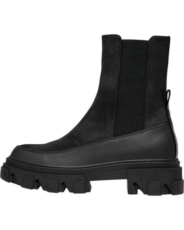 Botines de Mujer ONLY BOTIN SIN CIERRES CON SUELA GRUESA 15238956 NEGRO