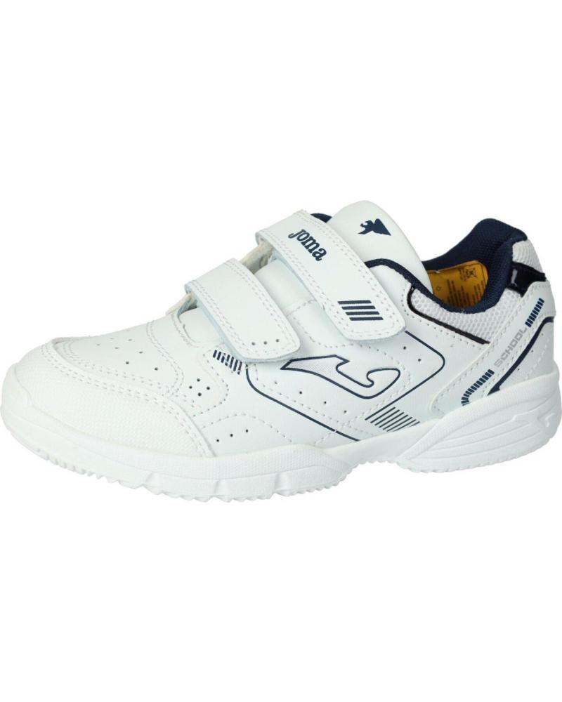 Sportif JOMA  pour Fille et Garçon ZAPATILLA COLEGIO  BLANCO