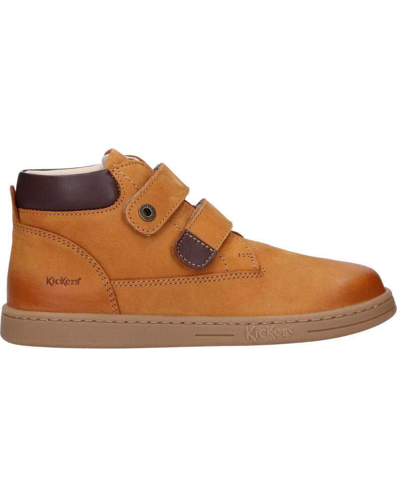 Botins KICKERS  de Menina e Menino 571983-30 TACKEASY GOLF  116 CAMEL