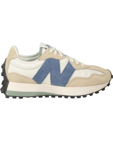 Zapatos de Mujer y Niño NEW BALANCE 327 BLANCA CELESTE BLANCO
