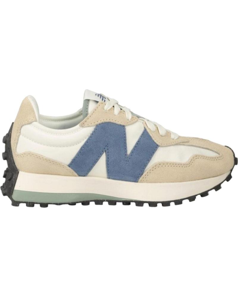 Zapatos de Mujer y Niño NEW BALANCE 327 BLANCA CELESTE BLANCO