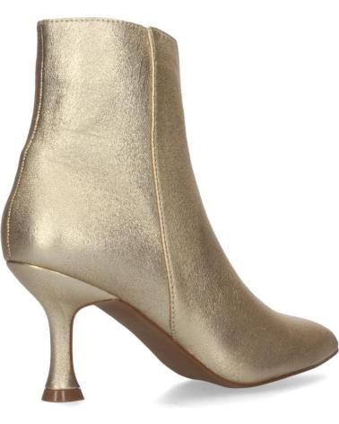 Botines de Mujer  BOTIN DE TACON CON PUNTA FINA Y CREMALLERA 2S-2119 DORADO