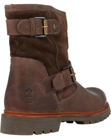 Stivaletti per Donna PANAMA JACK BOTA HEBILLAS PIEL MARRON CASTANO