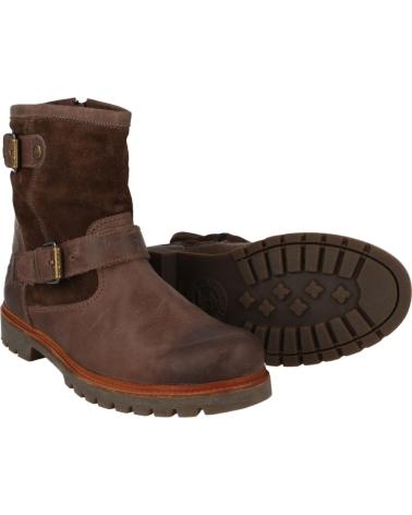 Stivaletti per Donna PANAMA JACK BOTA HEBILLAS PIEL MARRON CASTANO