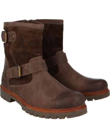 Stivaletti per Donna PANAMA JACK BOTA HEBILLAS PIEL MARRON CASTANO