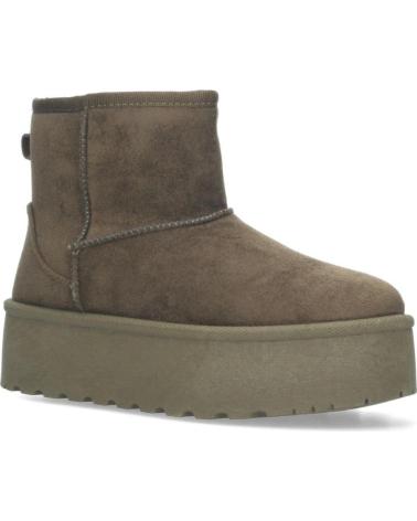 Botines de Mujer  BOTIN DE PELO CON PLATAFORMA EV270 VERDE