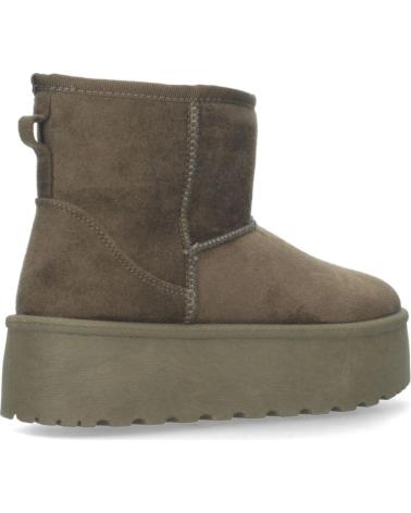 Botines de Mujer  BOTIN DE PELO CON PLATAFORMA EV270 VERDE