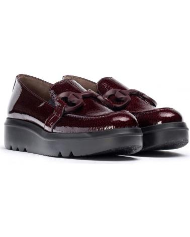 Halbschuhe für Damen WONDERS MOCASIN CARIBU A-2821 BURDEOS