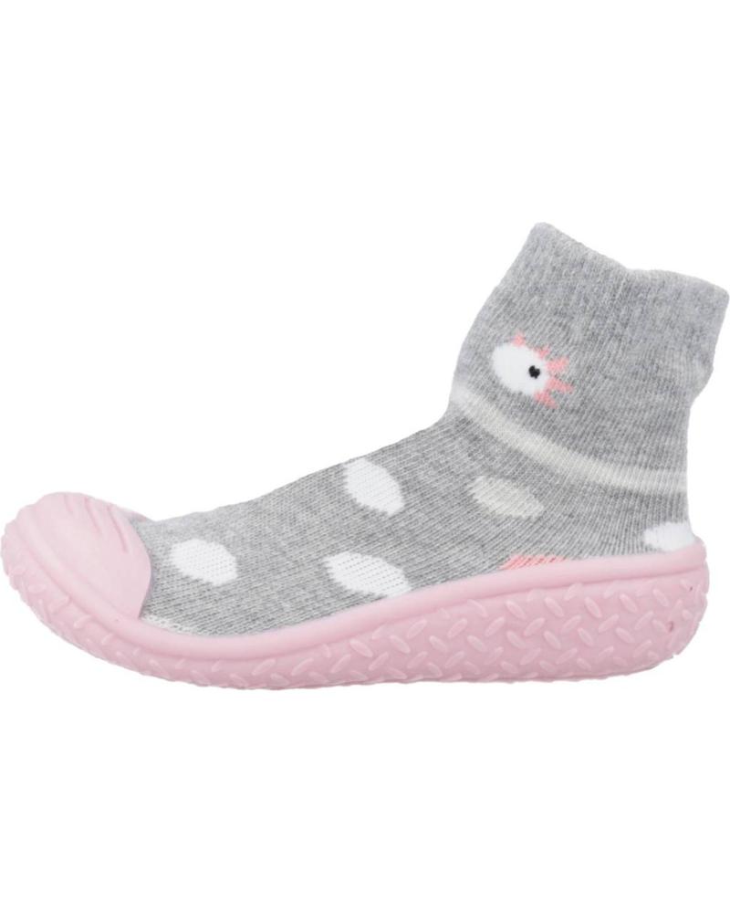 Pantoufles CHICCO  pour Fille CALCETIN MORBIDOTTI  GREY