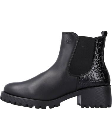 Woman Mid boots 24 HORAS 25848  NEGRO