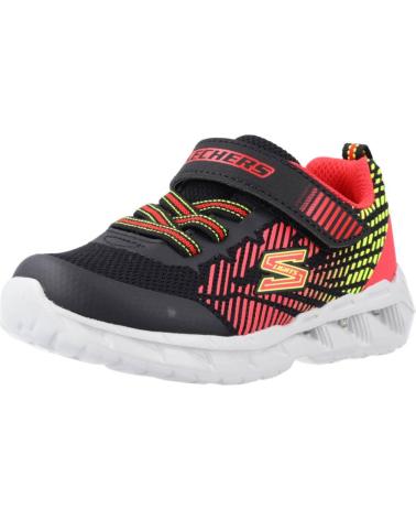 Sportivo per Bambina e Bambino SKECHERS 401506 S LIGHTS MAGNA LIGHTS NEGRO