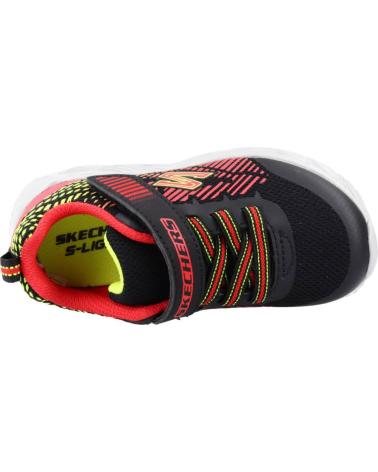 Sportivo per Bambina e Bambino SKECHERS 401506 S LIGHTS MAGNA LIGHTS NEGRO