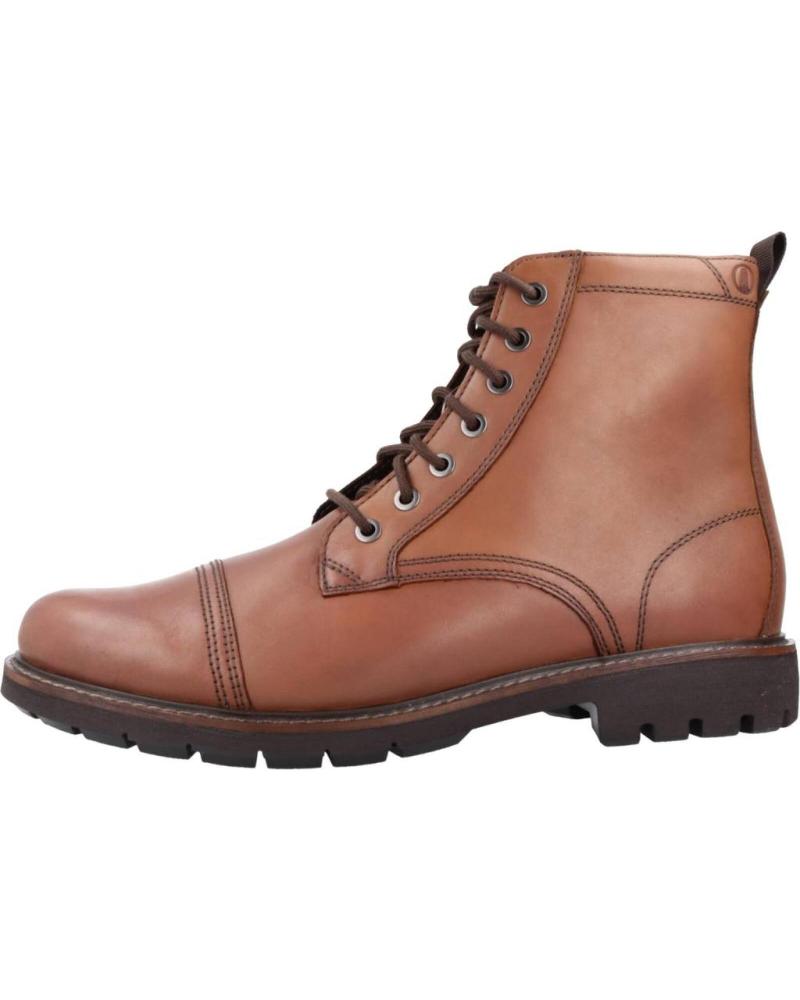 Botines de Hombre CLARKS BATCOMBE CAP MARRON