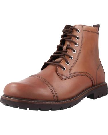 Botines de Hombre CLARKS BATCOMBE CAP MARRON