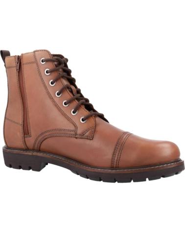 Botines de Hombre CLARKS BATCOMBE CAP MARRON