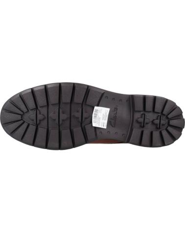 Botines de Hombre CLARKS BATCOMBE CAP MARRON