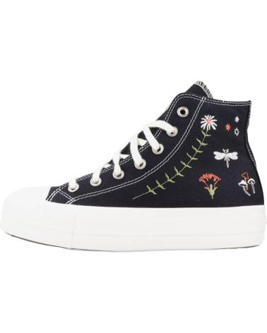 Woman Zapatillas deporte CONVERSE CHUCK TAYLOR ALL STAR LIFT PLATFORM ENCHANTED GARDEN NEGRO