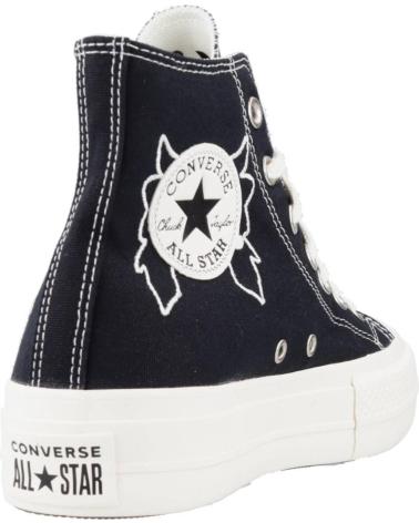 Woman Zapatillas deporte CONVERSE CHUCK TAYLOR ALL STAR LIFT PLATFORM ENCHANTED GARDEN NEGRO