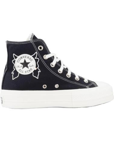 Woman Zapatillas deporte CONVERSE CHUCK TAYLOR ALL STAR LIFT PLATFORM ENCHANTED GARDEN NEGRO