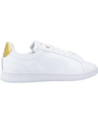 Scarpe sport LACOSTE  per Donna ZAPATILLAS DE MUJER CARNABY PRO EN PIEL CON DETALLES METALIC  BLANCO