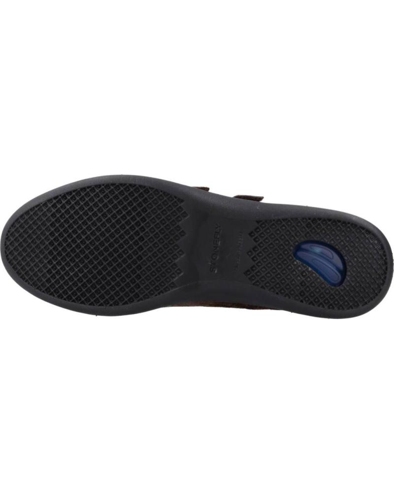 STONEFLY AURORA 22 VELOUR Marrone - Scarpe Stringate In Pelle Sintetica, Tacco Piatto, Made In Italy - Foto 12