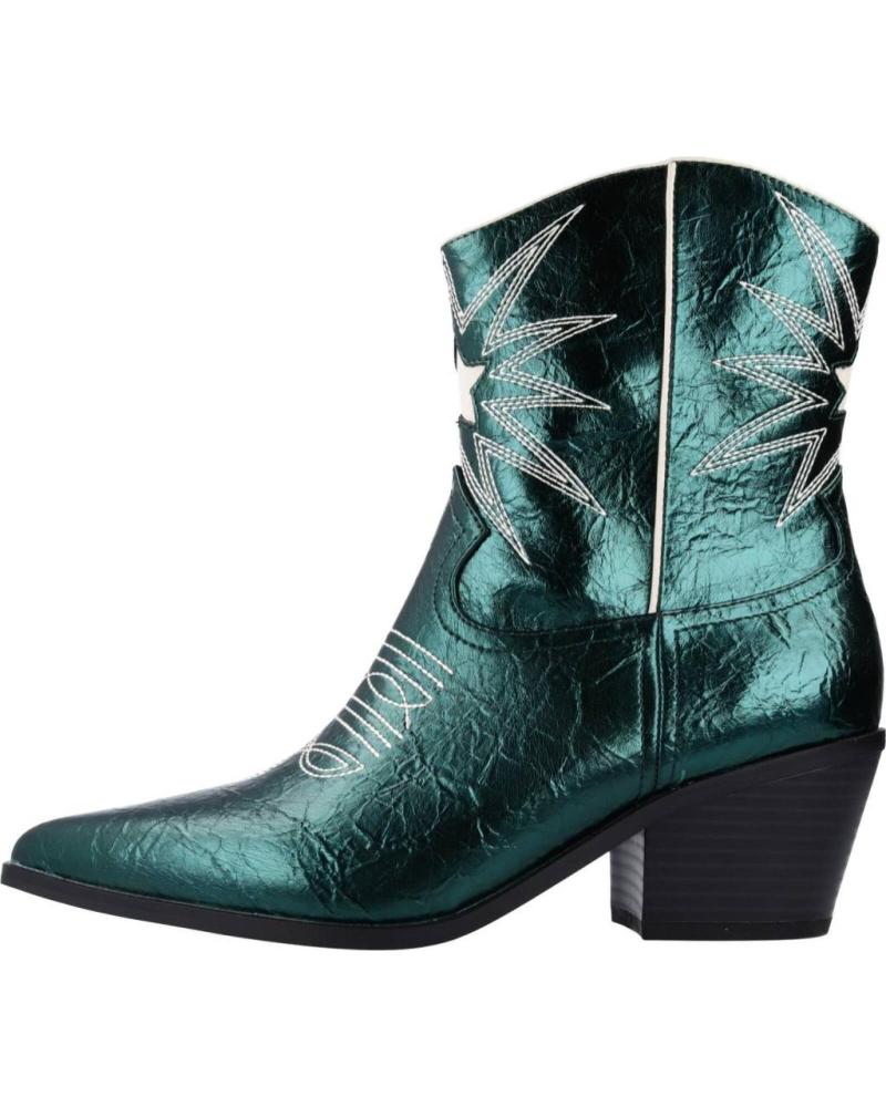 Botines LA STRADA  de Mujer WESTERN BOOTIE  VERDE