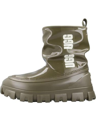 Woman boots UGG W CLASSIC BRELLAH MINI  VERDE