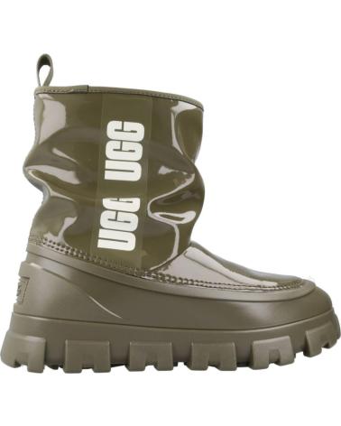 Woman boots UGG W CLASSIC BRELLAH MINI  VERDE