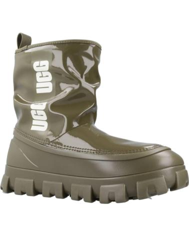 Woman boots UGG W CLASSIC BRELLAH MINI  VERDE