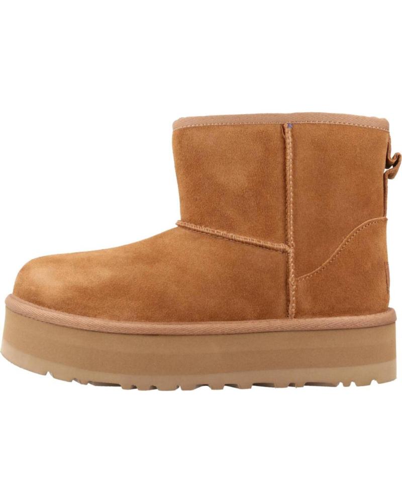 Bottines De Ni a UGG CLASSIC MINI PLATFORM MARRON CLARO