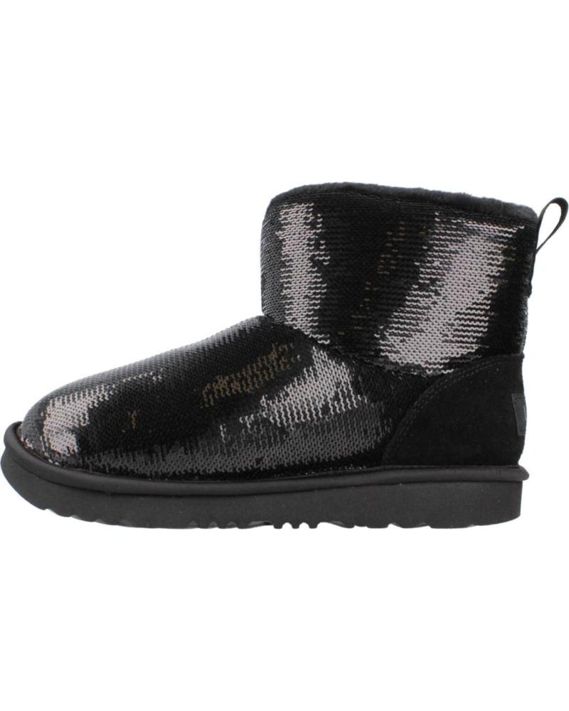 Bottines De Ni a UGG K CLASSIC MINI MIRROR BALL NEGRO