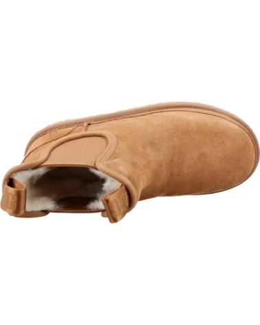 girl and boy Mid boots UGG K NEUMEL PLATFORM CHELSEA MARRON
