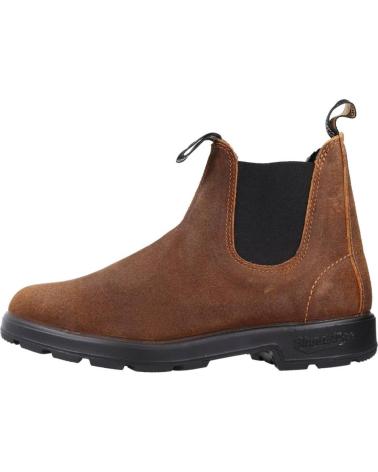 Bottines BLUNDSTONE  pour Homme ELASTIC SIDED SUEDE BOOT  MARRON