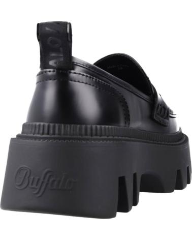 Mocasines de Mujer BUFFALO FLORA LOAFER NEGRO