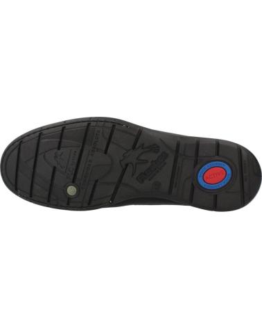 Nauticos für Herren fluchos 8498 ZAPATOS DE CORDONES DE PIEL PARA HOMBRE PLANTI NEGRO