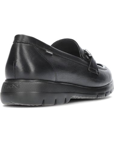 Mocassins FLUCHOS  de Mulher MOCASIN GLADIS F1794  NEGRO