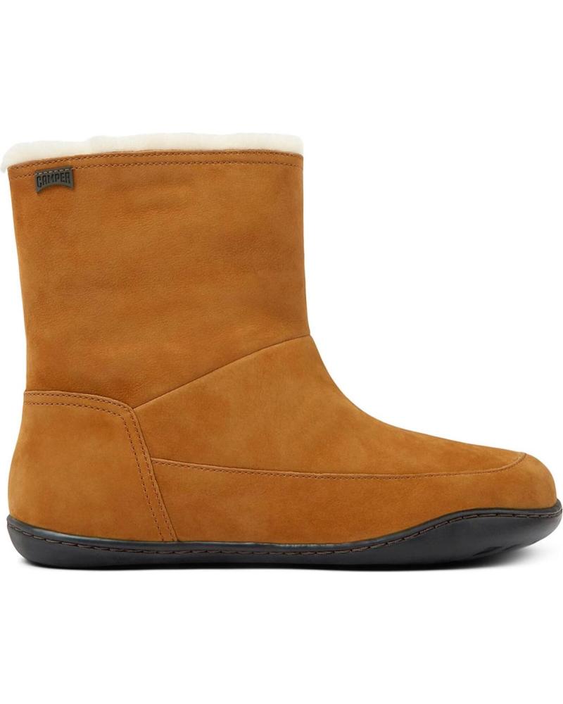 Botins de Mulher CAMPER BOTAS PEU CAMI NOBUK K400598 MARRON002