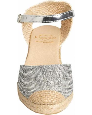 Schuhe keilabsatz LA VIDA ROSA  für Damen 545803 PLATA  PLATA
